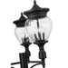 Z-Lite Davina Outdoor Post Mounted Fixture Black 4 Light 5016PHBR-3-564P-BK | theLightShop