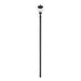 Z-Lite Davina Outdoor Post Mounted Fixture Black 4 Light 5016PHBR-5009P120-BK | theLightShop