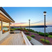 Z-Lite Davina Outdoor Post Mounted Fixture Black 4 Light 5016PHBR-5009P96-BK | theLightShop