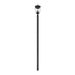 Z-Lite Davina Outdoor Post Mounted Fixture Black 4 Light 5016PHBR-5009P96-BK | theLightShop