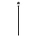 Z-Lite Davina Outdoor Post Mounted Fixture Black 4 Light 5016PHBR-5009P96-BK | theLightShop