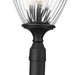 Z-Lite Davina Outdoor Post Mounted Fixture Black 4 Light 5016PHBR-519P-BK | theLightShop