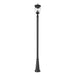 Z-Lite Davina Outdoor Post Mounted Fixture Black 4 Light 5016PHBR-519P-BK | theLightShop