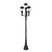 Z-Lite Davina Outdoor Post Mounted Fixture Black 4 Light 5016PHBR-4-564P-BK | theLightShop