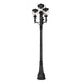 Z-Lite Davina Outdoor Post Mounted Fixture Black 4 Light 5016PHBR-4-564P-BK | theLightShop