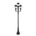Z-Lite Davina Outdoor Post Mounted Fixture Black 4 Light 5016PHBR-4-564P-BK | theLightShop