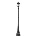 Z-Lite Davina Outdoor Post Mounted Fixture Black 4 Light 5016PHBR-564P-BK | theLightShop