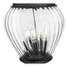 Z-Lite Davina Outdoor Post Mounted Fixture Black 4 Light 5016PHBR-564P-BK | theLightShop
