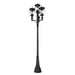 Z-Lite Davina Outdoor Post Mounted Fixture Black 4 Light 5016PHBR-4-564P-BK | theLightShop
