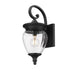 Z-Lite Davina Outdoor Wall Sconce Black 1 Light 5016S-BK | theLightShop