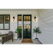Z-Lite Davina Outdoor Wall Sconce Black 1 Light 5016S-BK | theLightShop
