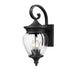 Z-Lite Davina Outdoor Wall Sconce Black 3 Light 5016M-BK | theLightShop