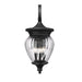 Z-Lite Davina Outdoor Wall Sconce Black 4 Light 5016B-BK | theLightShop