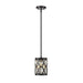 Z-Lite Dealey Matte Black Mini-Pendant 6010MP-MB | theLightShop