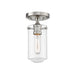 Z-Lite Delaney Brushed Nickel Flushmount 471F1-BN | theLightShop