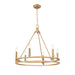 Z-Lite Dennison 6 Light Chandelier - Signature Brass