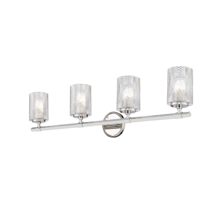 Z-Lite Dover Street Polished Nickel Vanity 1934-4V-PN | theLightShop