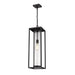 Z-Lite Dunbroch Black Outdoor Chain Mount Ceiling Fixture 584CHB-BK | theLightShop