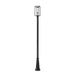 Z-Lite Dunbroch Black Outdoor Post Mounted Fixture 584PHMR-519P-BK | theLightShop