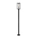 Z-Lite Dunbroch Black Outdoor Post Mounted Fixture 584PHMR-567P-BK | theLightShop