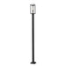 Z-Lite Dunbroch Black Outdoor Post Mounted Fixture 584PHMS-536P-BK | theLightShop