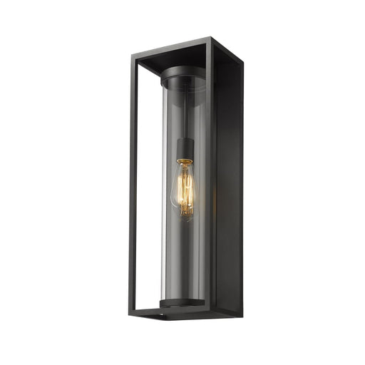 Z-Lite Dunbroch Black Outdoor Wall Sconce 584B-BK | theLightShop