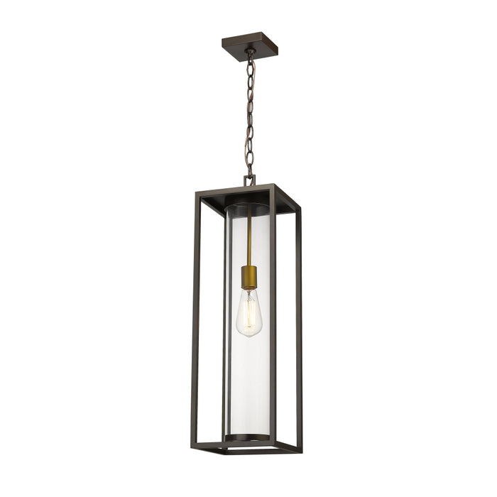 Z-Lite Dunbroch Deep Bronze Outdoor Brass Outdoor Chain Mount Ceiling Fixture 584CHB-DBZ-OBS | theLightShop