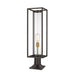 Z-Lite Dunbroch Deep Bronze Outdoor Brass Outdoor Pier Mounted Fixture 584PHBR-533PM-DBZ | theLightShop
