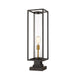 Z-Lite Dunbroch Deep Bronze Outdoor Brass Outdoor Pier Mounted Fixture 584PHBS-SQPM-DBZ | theLightShop