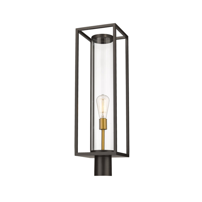 Z-Lite Dunbroch Deep Bronze Outdoor Brass Outdoor Post Mount Fixture 584PHBR-DBZ-OBS | theLightShop