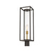Z-Lite Dunbroch Deep Bronze Outdoor Brass Outdoor Post Mount Fixture 584PHBR-DBZ-OBS | theLightShop