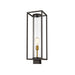 Z-Lite Dunbroch Deep Bronze Outdoor Brass Outdoor Post Mount Fixture 584PHBS-DBZ-OBS | theLightShop