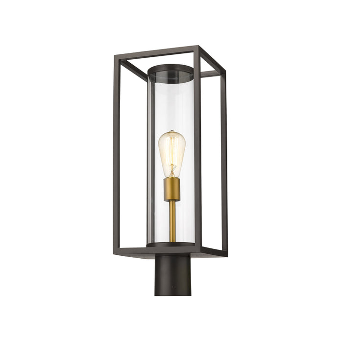 Z-Lite Dunbroch Deep Bronze Outdoor Brass Outdoor Post Mount Fixture 584PHMR-DBZ-OBS | theLightShop