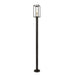 Z-Lite Dunbroch Deep Bronze Outdoor Brass Outdoor Post Mounted Fixture 584PHMR-567P-DBZ | theLightShop