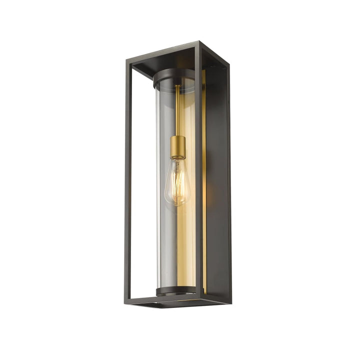 Z-Lite Dunbroch Deep Bronze Outdoor Brass Outdoor Wall Sconce 584B-DBZ-OBS | theLightShop
