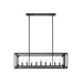 Z-Lite Easton Matte Black 9 Light Island Light 3038-9L-MB | theLightShop