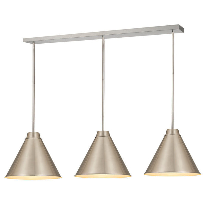 Z-Lite Eaton 1 Light Linear Pendant - Brushed Nickel