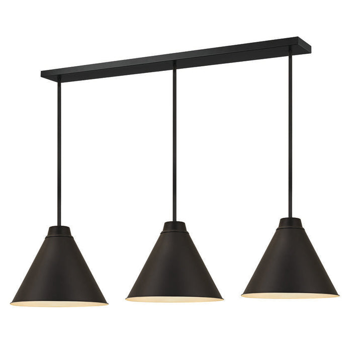 Z-Lite Eaton 1 Light Linear Pendant - Matte Black