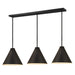 Z-Lite Eaton 1 Light Linear Pendant - Matte Black