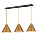 Z-Lite Eaton 1 Light Linear Pendant - Rubbed Brass