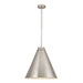 Z-Lite Eaton Brushed Nickel 1 Light Pendant 6011P24-BN | theLightShop