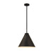 Z-Lite Eaton Matte Black 1 Light Pendant 6011P18-MB | theLightShop