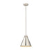 Z-Lite Eaton Polished Nickel 1 Light Pendant 6011P12-PN | theLightShop