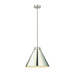 Z-Lite Eaton Polished Nickel 1 Light Pendant 6011P18-PN | theLightShop