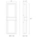 Z-Lite Eclipse Black 2 Light Outdoor Wall Sconce 577B-BK-LED | theLightShop