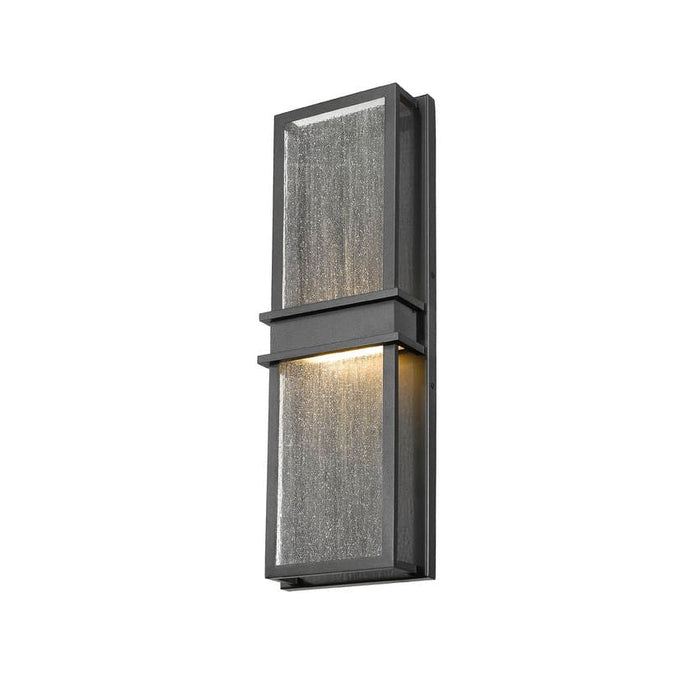 Z-Lite Eclipse Black 2 Light Outdoor Wall Sconce 577B-BK-LED | theLightShop