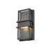 Z-Lite Eclipse Black 2 Light Outdoor Wall Sconce 577S-BK-LED - Outdoor Wall Sconces