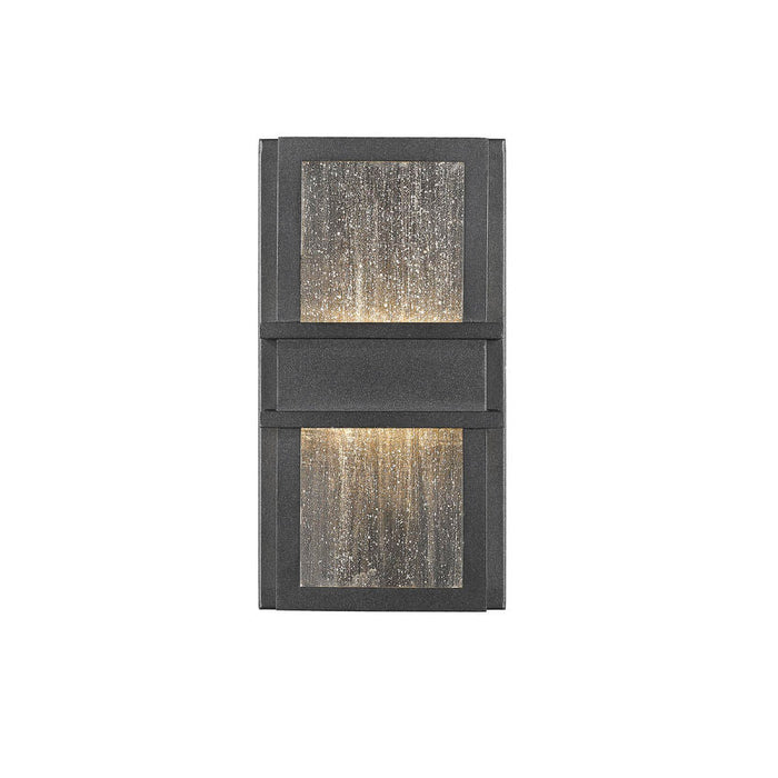 Z-Lite Eclipse Black 2 Light Outdoor Wall Sconce 577S-BK-LED - Outdoor Wall Sconces