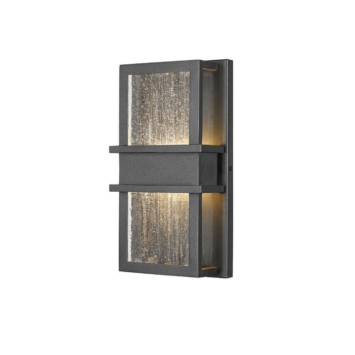 Z-Lite Eclipse Black 2 Light Outdoor Wall Sconce 577S-BK-LED | theLightShop