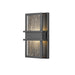 Z-Lite Eclipse Black 2 Light Outdoor Wall Sconce 577S-BK-LED | theLightShop